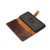 Denior Oil Wax Cowhide DK Magnetic Button Horizontal Flip Leather Case with Holder & Card Slots & Wallet