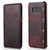 Denior Oil Wax Cowhide Simple Horizontal Flip Leather Case with Card Slots & Wallet