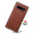Denior V3 Luxury Car Cowhide Leather Protective Case with Holder & Card Slot