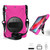 360 Degree Rotation Silicone Protective Cover with Holder & Hand Strap & Long Strap & Pencil Slot