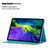 For iPad 11 Pro (2020) Painted Car Line TPU Horizontal Flip Leather Case with Holder & Card Slot & Sleep / Wake-up Function