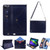 Envelope Horizontal Flip PU Leather Case with Card Slots & Pen Slots & Holder & Wallet & Photo Frame & Shoulder Strap