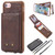 Vertical Flip Shockproof Leather Protective Case with Long Rope, Support Card Slots & Bracket & Photo Holder & Wallet Function