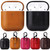 Anti-fall Crazy Horse Texture PU Leather Protective Case with Carabiner