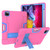 For iPad Pro 11 inch (2020) Contrast Color Robot Shockproof Silicon + PC Protective Case with Holder & Pen Slot