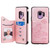 Butterfly Embossing Pattern Shockproof Protective Case with Holder & Card Slots & Photo Frame