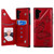 Butterfly Embossing Pattern Shockproof Protective Case with Holder & Card Slots & Photo Frame