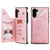 Butterfly Embossing Pattern Shockproof Protective Case with Holder & Card Slots & Photo Frame