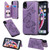 Butterfly Embossing Pattern Shockproof Protective Case with Holder & Card Slots & Photo Frame