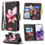 Colored Drawing Pattern Zipper Horizontal Flip Leather Case with Holder & Card Slots & Wallet