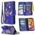 Colored Drawing Pattern Zipper Horizontal Flip Leather Case with Holder & Card Slots & Wallet