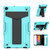 T-shaped Bracket Contrast Color Shockproof PC + Silicone Flat Protective Case