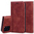Frosted Business Magnetic Horizontal Flip PU Leather Case with Holder & Card Slot & Lanyard