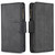 Skin Feel Detachable Magnetic Zipper Horizontal Flip PU Leather Case with Multi-Card Slots & Holder & Wallet & Photo Frame & Lanyard