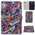 Colored Drawing Pattern Horizontal Flip PU Leather Case with Holder & Card Slot & Sleep / Wake-up Function