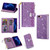 Multi-card Slots Starry Sky Laser Carving Glitter Zipper Horizontal Flip Leather Case with Holder & Wallet & Lanyard
