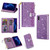 Multi-card Slots Starry Sky Laser Carving Glitter Zipper Horizontal Flip Leather Case with Holder & Wallet & Lanyard