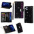 Multi-card Slots Starry Sky Laser Carving Glitter Zipper Horizontal Flip Leather Case with Holder & Wallet & Lanyard