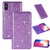 Ultrathin Glitter Magnetic Horizontal Flip Leather Case with Holder & Card Slots