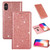 Ultrathin Glitter Magnetic Horizontal Flip Leather Case with Holder & Card Slots