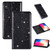Ultrathin Glitter Magnetic Horizontal Flip Leather Case with Holder & Card Slots