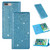 Ultrathin Glitter Magnetic Horizontal Flip Leather Case with Holder & Card Slots