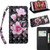 3D Painting Pattern Coloured Drawing Horizontal Flip PU Leather Case with Holder & Card Slots & Wallet & Lanyard