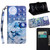 3D Painting Pattern Coloured Drawing Horizontal Flip PU Leather Case with Holder & Card Slots & Wallet & Lanyard