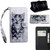 3D Painting Pattern Coloured Drawing Horizontal Flip PU Leather Case with Holder & Card Slots & Wallet & Lanyard