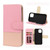 Splicing Color Horizontal Flip Leather Case with Holder & Photo Frame & Card Slots & Wallet