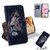 Coloured Drawing Horizontal Flip Leather Case, with Holder & Card Slots & Wallet