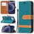 Color Matching Denim Texture Horizontal Flip Leather Case with Holder & Card Slots & Wallet & Lanyard