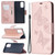 Embossing Two Butterflies Pattern Horizontal Flip PU Leather Case with Holder & Card Slot & Wallet & Lanyard