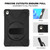 Shockproof Colorful Silicone + PC Protective Case with Holder & Hand Grip Strap