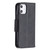 Retro Lambskin Texture Pure Color Horizontal Flip PU Leather Case for iPhone 11, with Holder & Card Slots & Wallet & Lanyard