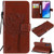 Tree & Cat Embossed Pattern Horizontal Flip Leather Case with Holder & Card Slots & Wallet & Lanyard