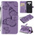3D Butterfly Embossed Pattern Horizontal Flip Leather Case with Holder & Card Slot & Wallet & Lanyard