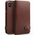 For iPhone XS / X QIALINO Crazy Horse Business Horizontal Flip Leather Case with Holder & Card Slots