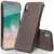 For iPhone X / XS QIALINO Natural Texture Cowhide Leather Protective Case
