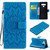 Pressed Printing Sunflower Pattern Horizontal Flip PU Leather Case Holder & Card Slots & Wallet & Lanyard