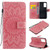 Pressed Printing Sunflower Pattern Horizontal Flip PU Leather Case Holder & Card Slots & Wallet & Lanyard