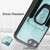 Magnetic Shockproof PU + TPU Case with Card Slot & Ring Holder
