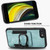 Magnetic Shockproof PU + TPU Case with Card Slot & Ring Holder
