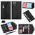 Skin Feel Zipper Horizontal Flip Leather Case with Holder & Card Slots & Photo Frame & Lanyard & Long Rope