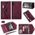 Skin Feel Zipper Horizontal Flip Leather Case with Holder & Card Slots & Photo Frame & Lanyard & Long Rope