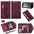 Skin Feel Zipper Horizontal Flip Leather Case with Holder & Card Slots & Photo Frame & Lanyard & Long Rope