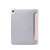 3-folding Electric Pressed Skin Texture Horizontal Flip Shockproof Transparent TPU + PU Leather Case with Holder& Pen Slot & Sleep / Wake-up Function