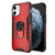 Magnetic Frosted PC + Matte TPU Shockproof Case with Ring Holder