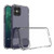 Straight Edge Dual Bone-bits Shockproof TPU Clear Case