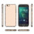 Straight Edge Dual Bone-bits Shockproof TPU Clear Case